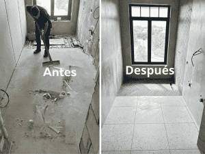 Reforma integral económica de un piso de 40 m² por aproximadamente 15.000 €